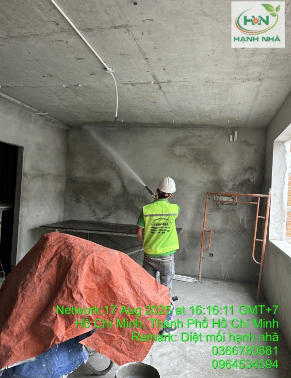 Dự án phun phòng chống mối công trình xây dựng mới tại TP.HCM